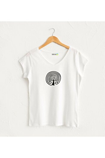 Kidilia Ethnic Tree Visual Design T-Shirt