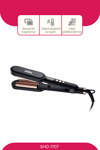 Sinbo Shd-1707 Professional Digital Water Wave Wag Automatic Hair Styling Tongs