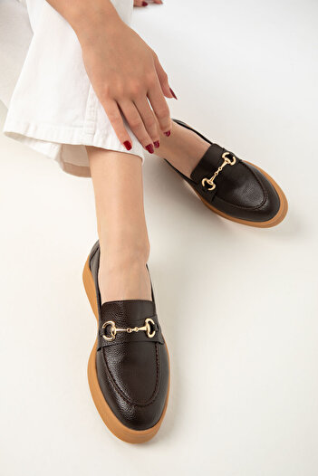 SOHO Braune Damen-Loafer-Schuhe 20260