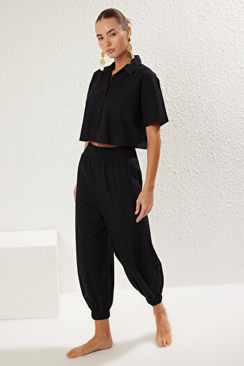 Trendyol Collection Black*001 Plain Weave 100% Cotton