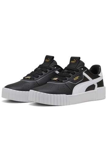 Puma 400724 Carina 3.0 Luxe Sneaker Unisex Sports Shoes Black-White