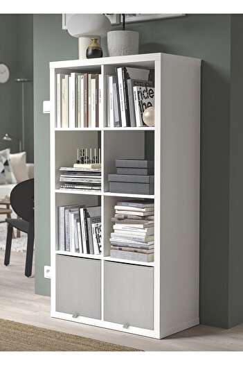 IKEA Kare Düzenleme Kutusu 33x38x33 Cm İkea Saklama Kutusu Açık Gri Düzenleyici Kutu