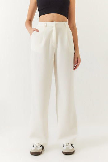 Bianco Lucci Palazzo Damenhose 4000 - 60271024