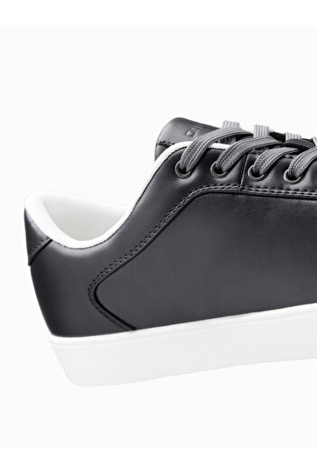 OMBRE Classic men's sneaker shoes with high sole - graphite V4 OM-FOCS-0165 45