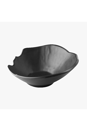 HIC Melamine Serving Bowl Black Color Size 23 cm