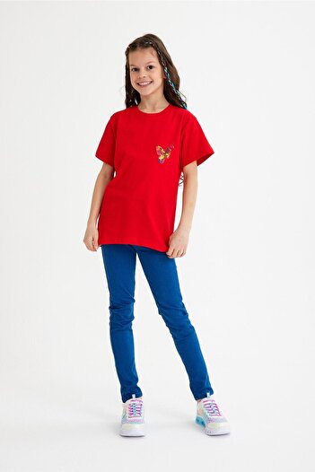 CC STORE Butterfly Printed Children's T-Shirt for Ages 5-15