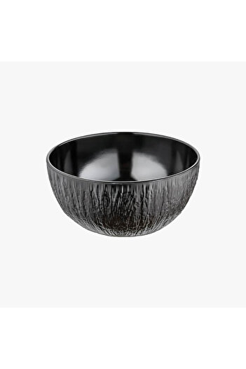 HIC Melamine Serving Bowl Black Color Size 26 cm