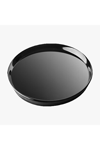 HIC Melamine Round Serving Plate Black Color Size 50 cm