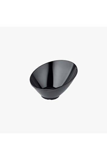 HIC Melamine Serving Bowl Black Color Size 21 cm