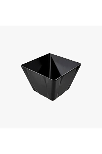 HIC Melamine Serving Bowl Black Color Size 24 cm
