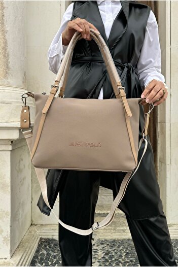 Just Polo Justpolo Women's Large Size Shoulder Bag Adjustable Long Strap Tycet 016037