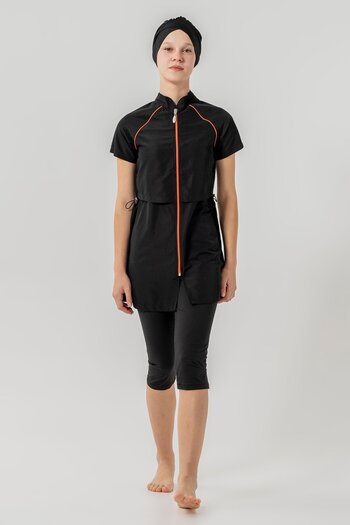 Adasea Short Sleeve Hijab Swimsuit