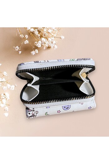 patriko tekstil Girl's Multi-Sectionered Paper Coin Card Holder Popular Character Wallet