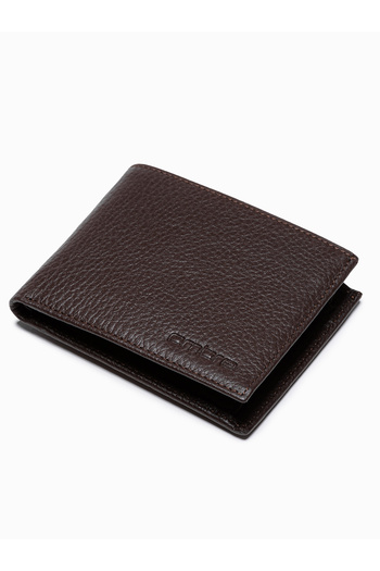OMBRE Herren Leder Geldbörse - braun A609