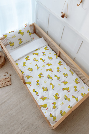 Tuğba Kuğu Montessori Bedding Set (100X200) - Iconic Series - Fun Ducks