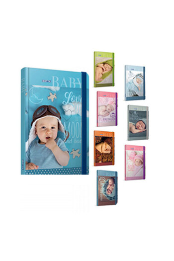 Gıpta 13x21 120 Yp Striped Babylade Hard Cover Notebook