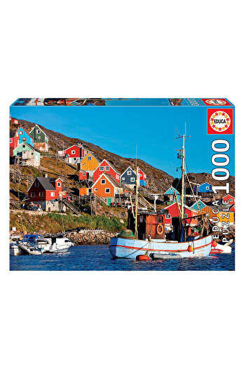 EDUCA Puzzle 1000 Pieces Scandinavian Houses 17745