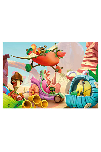 RAVENSBURGER 2x24 Parça Puzzle Gigantosaurus RPK051267