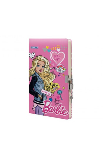 Gıpta Carnet de însemnări cu copertă rigidă, cusut, blocat Barbie