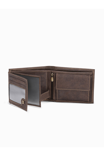 OMBRE Herren Leder Geldbörse - braun A092