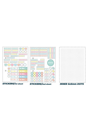 Ancor A5 Daily Planner Notebook - Unique106725