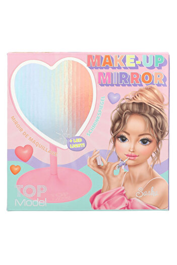 Top Model Topmodel Heart Makeup Mirror with Light
