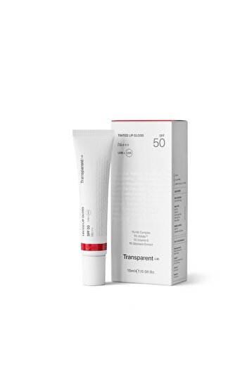 TRANSPARENT LAB Transparent Lab Lip Gloss Cherry SPF50 15 ml, Hydratační balzám na rty