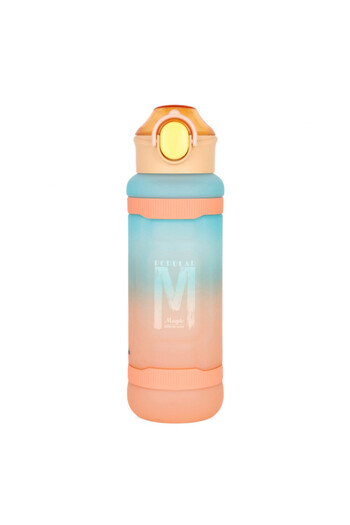 NovaKids Nova Kids Water Bottle 1000ml with Straw- Orange
