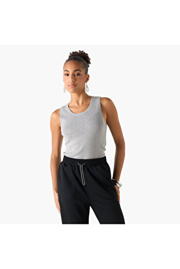 2Xtremz EMBELLISHED SLEEVELESS SWEATERS