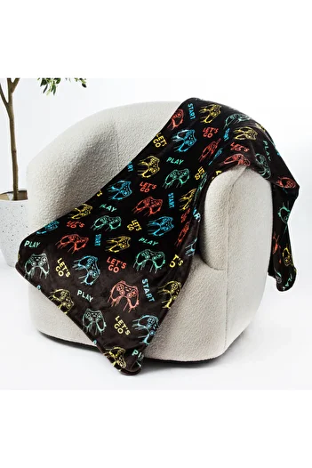 Orange Bed & Bath SUPER SOFT GAMING  Blanket 152 × 178 cm