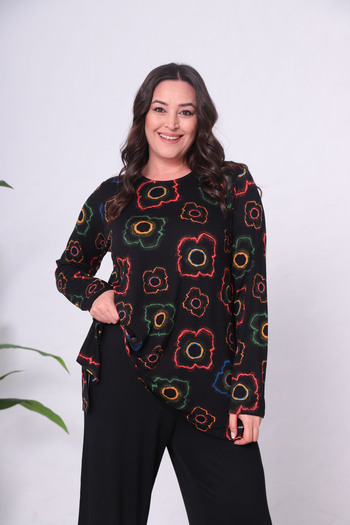 THE CABIN Women's Large Size Tunic