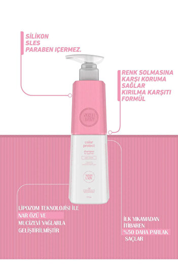 NISHLADY Color Protect Shampoo Special for Dyed Hair - Color Protecting Special Sulfate-Free Shampoo 947 ml