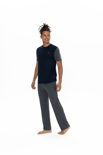 U.S. Polo Assn. Чоловічий, ліцензований, USPA, (темно-синій), піжамний комплект