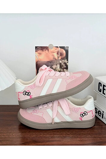 Gofeel Pembe Nakışlı Kitty Detail Spor Ayakkabısı