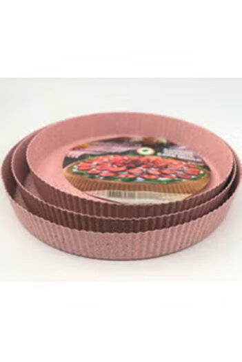 Generic Granite Oven Tart Tray Set, 3 Pcs (26,28,30) CM