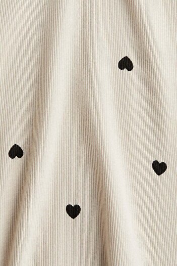 H&M Ribbed jersey top