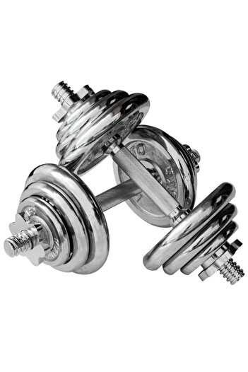 Body Builder Chrome Dumbell Set 20Kg 38-1122