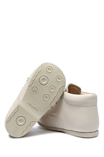 Kifidis Kch1194 - Unisex Children's Leather Shoes, First Step White Leather, Size 18-23 - 22