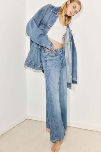 H&M Super Wide High Jeans