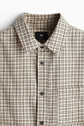 H&M Loose Fit Flannel shirt