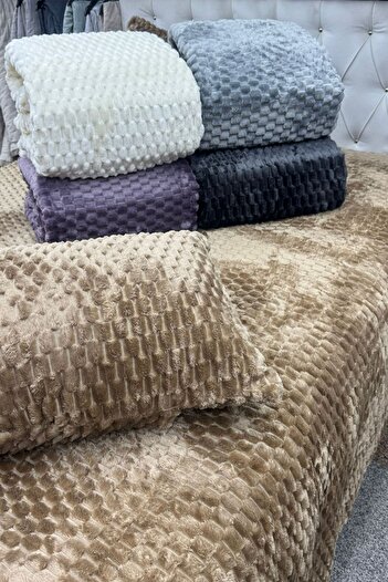 eco concept Single Bedspread, Plush Rabbit Feather Soft Bedspread, Casual Bedspread