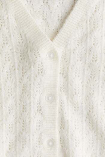H&M Pointelle-knit cardigan