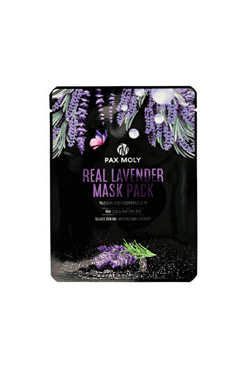 Pax Moly Real Lavender Mask Pack 25 ml - Cleansing sheet mask with lavender extract