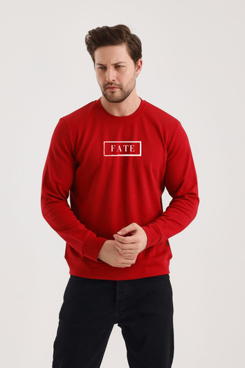 yakamor Unisex Printed Crew Neck Sweat