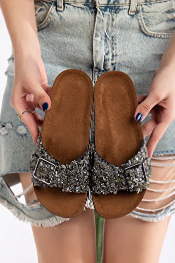 Slipcat Pien Single Buckle Stylish Daily Full Orthopedic Slippers