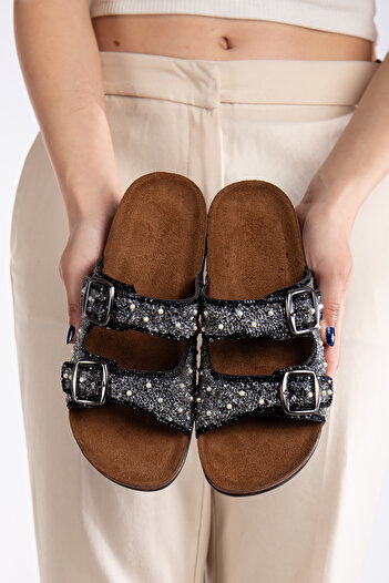 Slipcat Pien Double Buckle Stylish Daily Full Orthopedic Slippers
