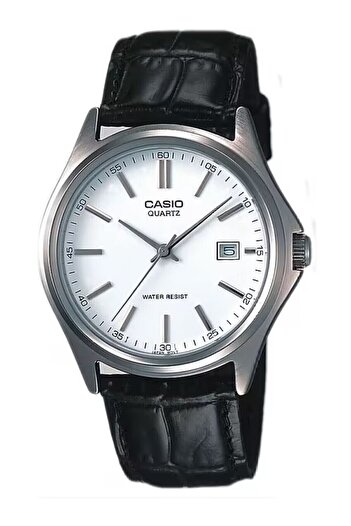 Casio Case Silver Cord Black Color Men's Wristwatch