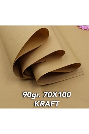 Mçb Group 25 Adet Kalın Kraft Kağıt 70x100 Cm Kahverengi Ambalaj Kağıdı Çeyiz Paketleme Koli Kağıdı 90 gr