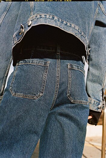H&M Wide High Jeans