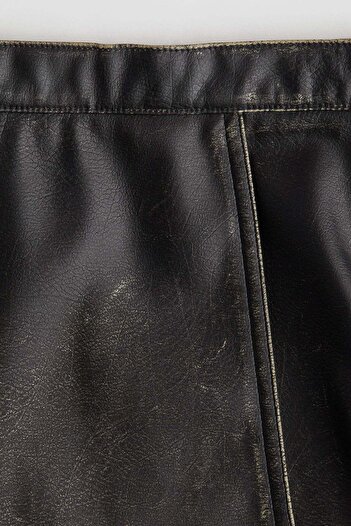 H&M Coated skirt